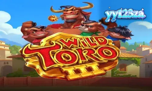 Tampilan visual slot Wild Toro 3 dengan latar belakang jalanan Spanyol